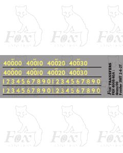 Cabside numbering for Fowler 3MT 2-6-2T locos