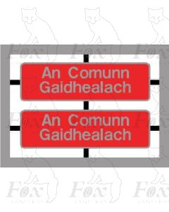 37418 An Comunn Gaidhealach