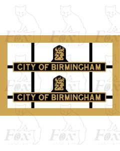 46235 CITY OF BIRMINGHAM (crested)