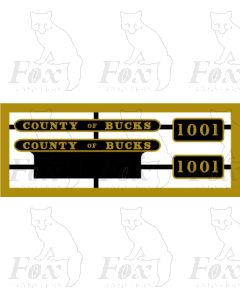 1001 COUNTY OF BUCKS 