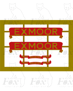 34022RB  EXMOOR (includes backing plates)