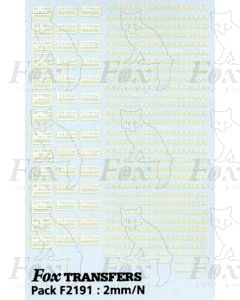 RNA Nuclear Flask Barrier Wagon Livery Elements