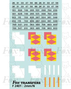 Rf Speedlink Distribution (smaller size faded) Symbols/TOPS numbering  (Classes 26/31/33/47/56/86)