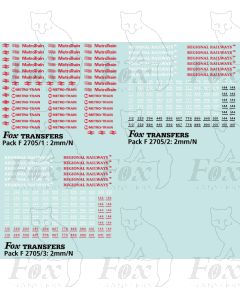 West Yorkshire/Metro-Train logos/motifs/numbering