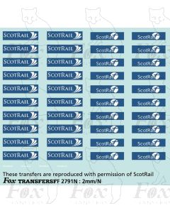 ScotRail/First ScotRail overstickers for ex-Virgin coaches