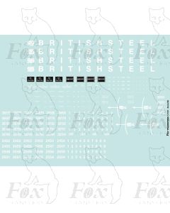 British Steel Complete Livery Elements for JUA/JTA/PTA Hoppers