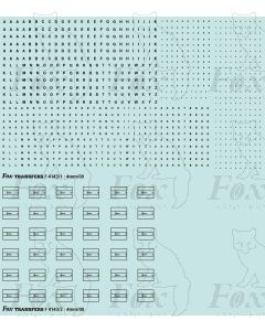 Freight vehicle Data Panels (black/clear)