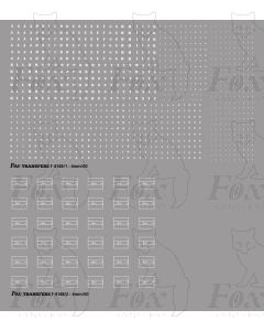 Freight vehicle Stencilled Data Panels (white/clear)