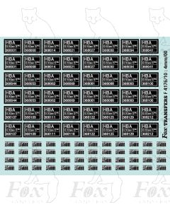 HBA Merry-go-round Hopper data/maintenance panels 