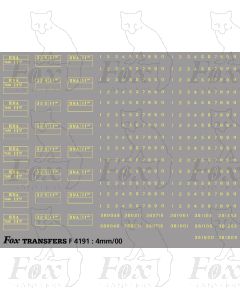 RNA Nuclear Flask Barrier Wagon Livery Elements