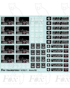 International freight vehicle markings 1