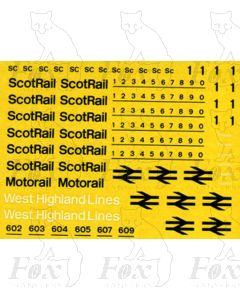 InterCity ScotRail Livery Lettering/Numbering