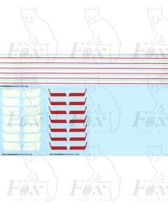 NSE Multiple Unit Lining/Chevrons (circa 1988)