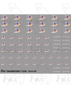 ScotRail Whoosh Symbols & Logos (mid-1990s)