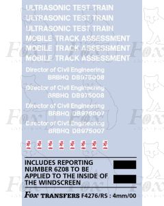 Research Division MOBILE TRACK ASSESSMENT