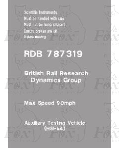 Departmental Brandings - RDB 787319 HSFV4 (2 sheets)