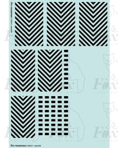 Locomotive Shunter Chevrons (wasp stripes)