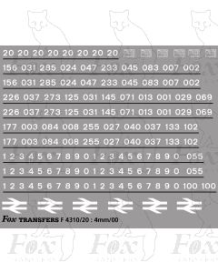 Class 20 TOPS Numbersets & Detailing