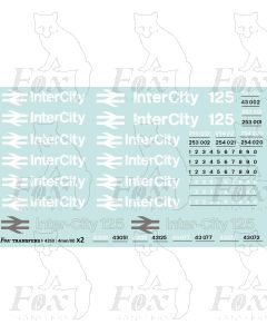 Early InterCity Loco/HST Livery Elements