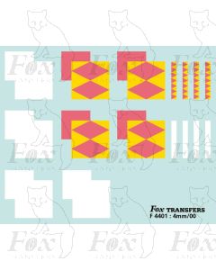 Rf Speedlink Distribution Symbols (Classes 26/31/33/47/56/86 weathered)