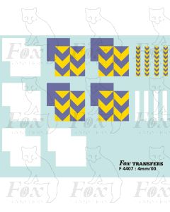 Rf Metals/Trainload Metals Symbols (Classes 26/31/33/47/56/86 weathered)