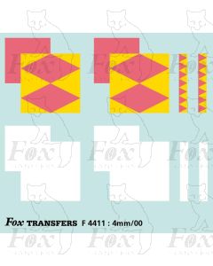 Rf Speedlink Distribution Symbols (Classes 37/58/60 - weathered)