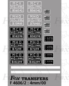 MCV/MCO/MHO 16 Ton Mineral Wagon - 1 vehicle