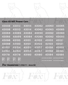 Virgin Class 43 HST Power Car Detailing