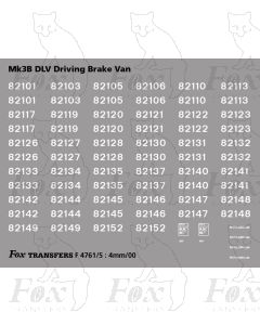 Virgin Class 82 DVT (Mk 3 DLV) Detailing