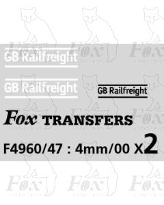 GBRf - GB Railfreight Logos (Class 47)