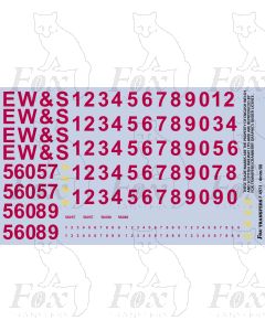 EW&S Early TOPS Numbering Class 56 Locos