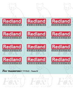 Redland Aggregates PGA Hopper logos