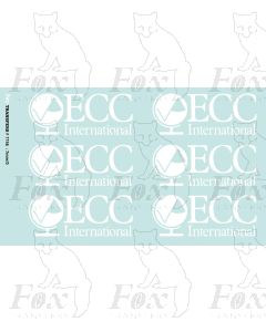 ECC International blue-bodied Tank Logos