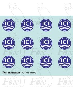 ICI Tank Vehicle Roundels, blue