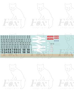 Original Railfreight Grey Livery for Loco Classes 20, 26, 27, 31, 37