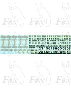 Standard Loco TOPS Numbering/Double Arrows