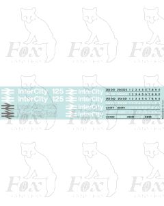 Early InterCity Loco/HST Power Car Livery Elements