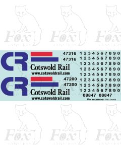 Cotswold Rail Class 47 Livery Elements