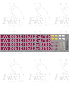 EWS Late TOPS Class 56/60/86/90 Locos