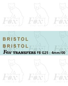 FLEETNAMES - BRISTOL