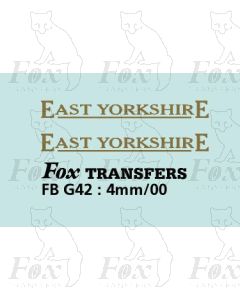 FLEETNAMES - EAST YORKSHIRE - 20mm wide