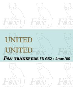 FLEETNAMES - UNITED - Serif