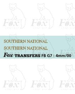 FLEETNAMES - SOUTHERN NATIONAL