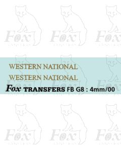 FLEETNAMES - WESTERN NATIONAL