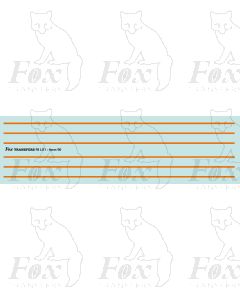 LINING 150mm x 1.0mm orange