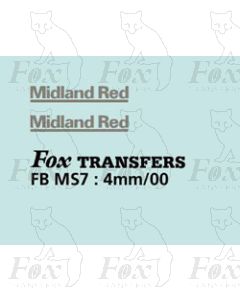 FLEETNAMES - MIDLAND silver