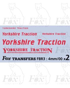 FLEETNAMES - YORKSHIRE TRACTION