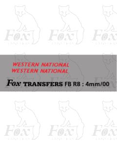 FLEETNAMES - WESTERN NATIONAL