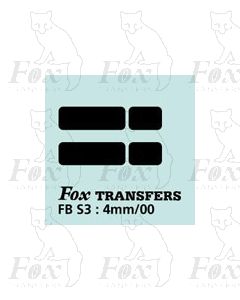 DESTINATION SCREENS -  Blank Profiles - In-line two-part standard Tilling