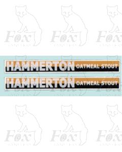 Advertisement 1940s & 1950s - HAMMERTON OATMEAL STOUT